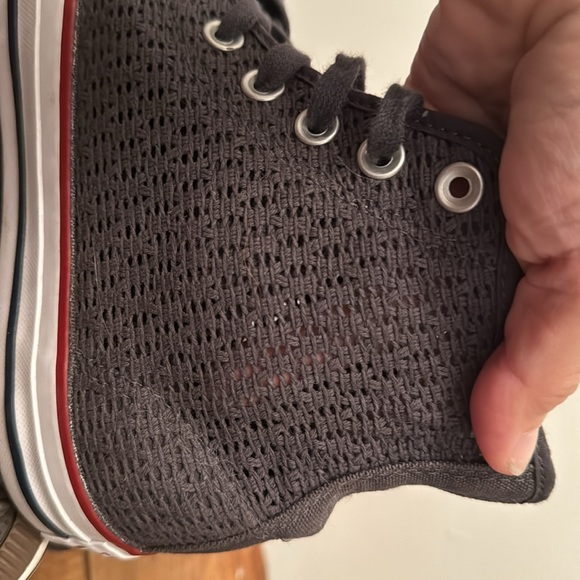 NEW Women’s GREY LACE high top Chuck Taylor Converse 9.5 / Men’s 7.5  No box - Picture 5 of 5